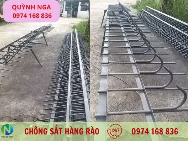 chông sắt hàng rào tại đắc nông